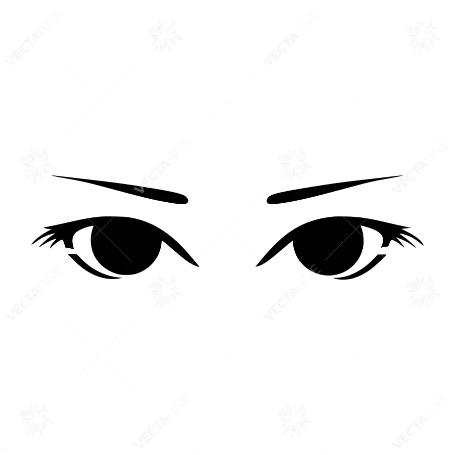 Black Eye Illustration - Minimalist Graphic