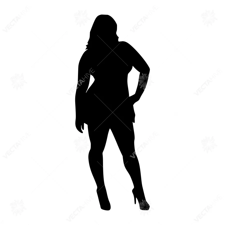 Silhouette Woman - Fashion Illustration