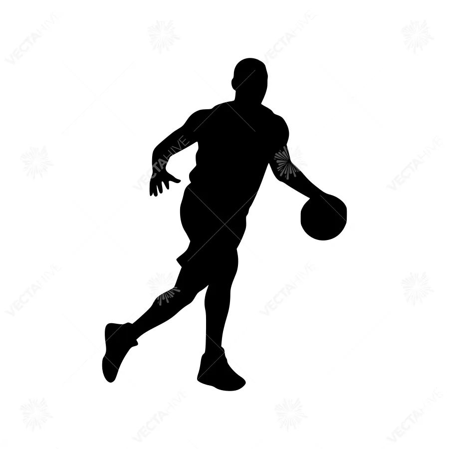 Basketball Player Silhouette - Sport Illustration