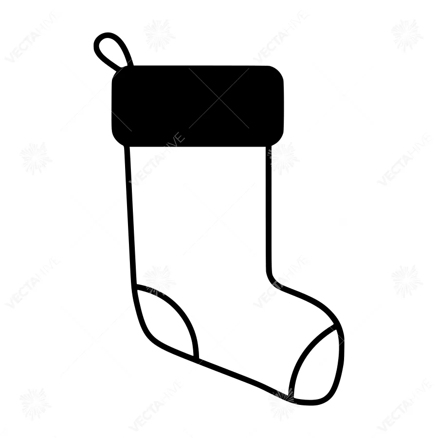 Black Christmas Stock Illustration
