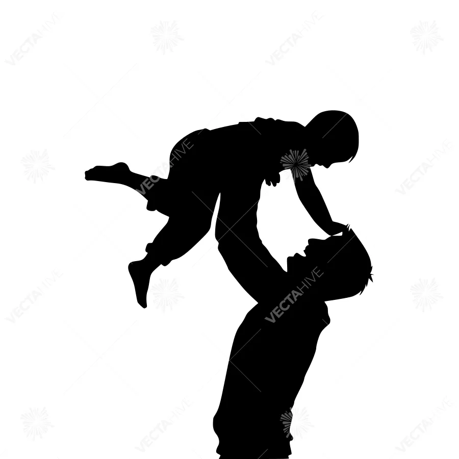 Father & Son Silhouette - Family Connection
