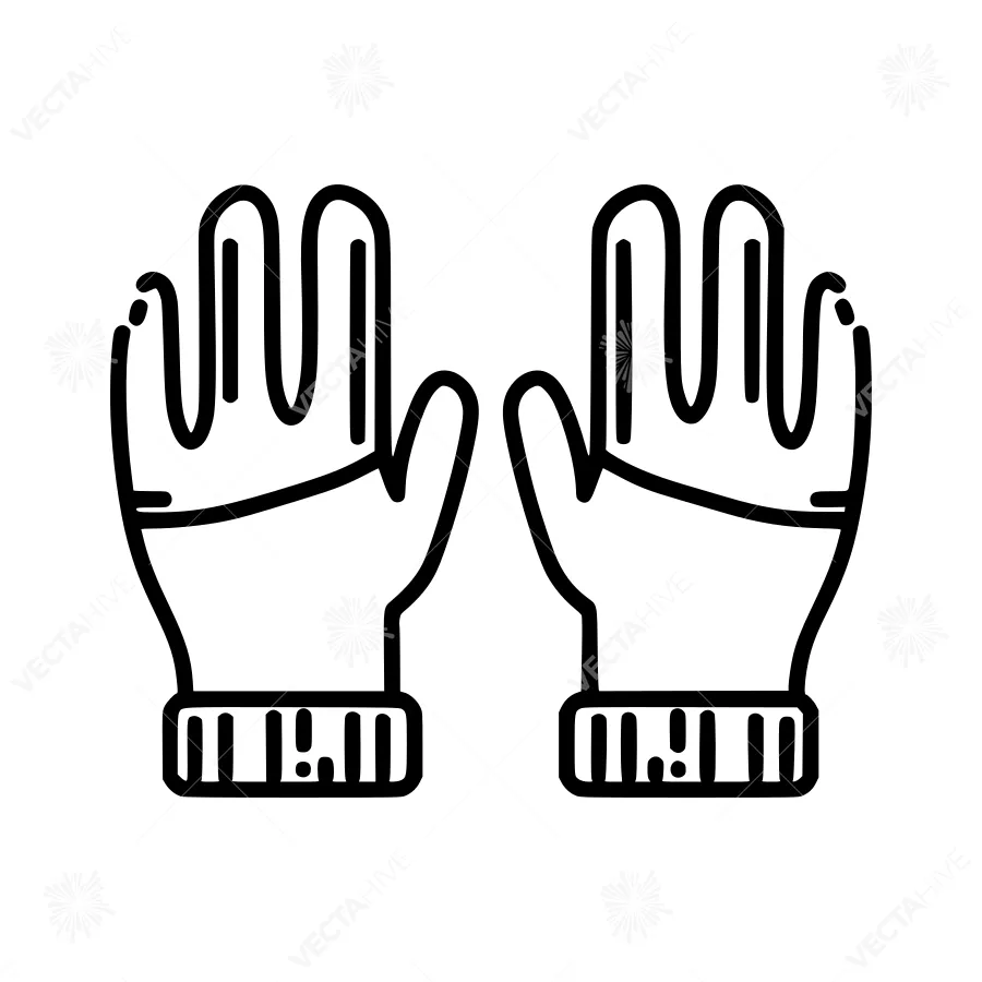 Line Art Hands - Minimalist Design