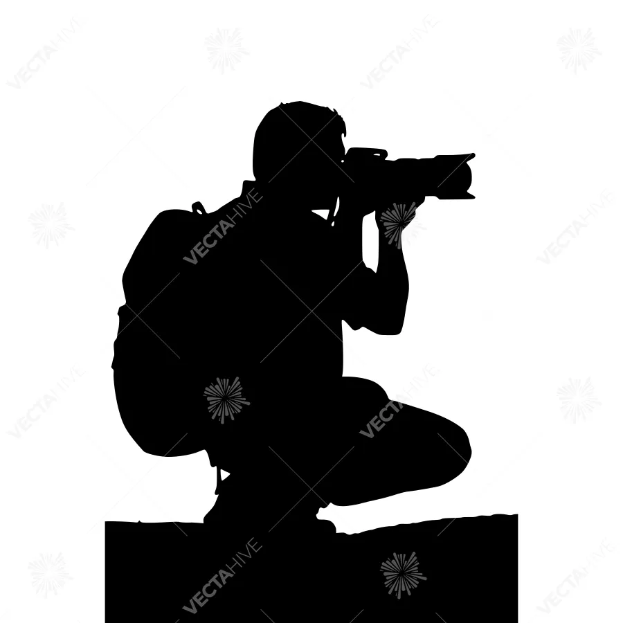 Silhouette Photographer - Black & White Photography