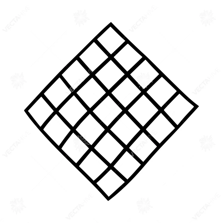 Grid Pattern Vector Illustration