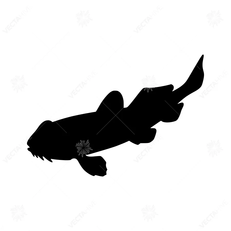 Shark Silhouette Vector Illustration