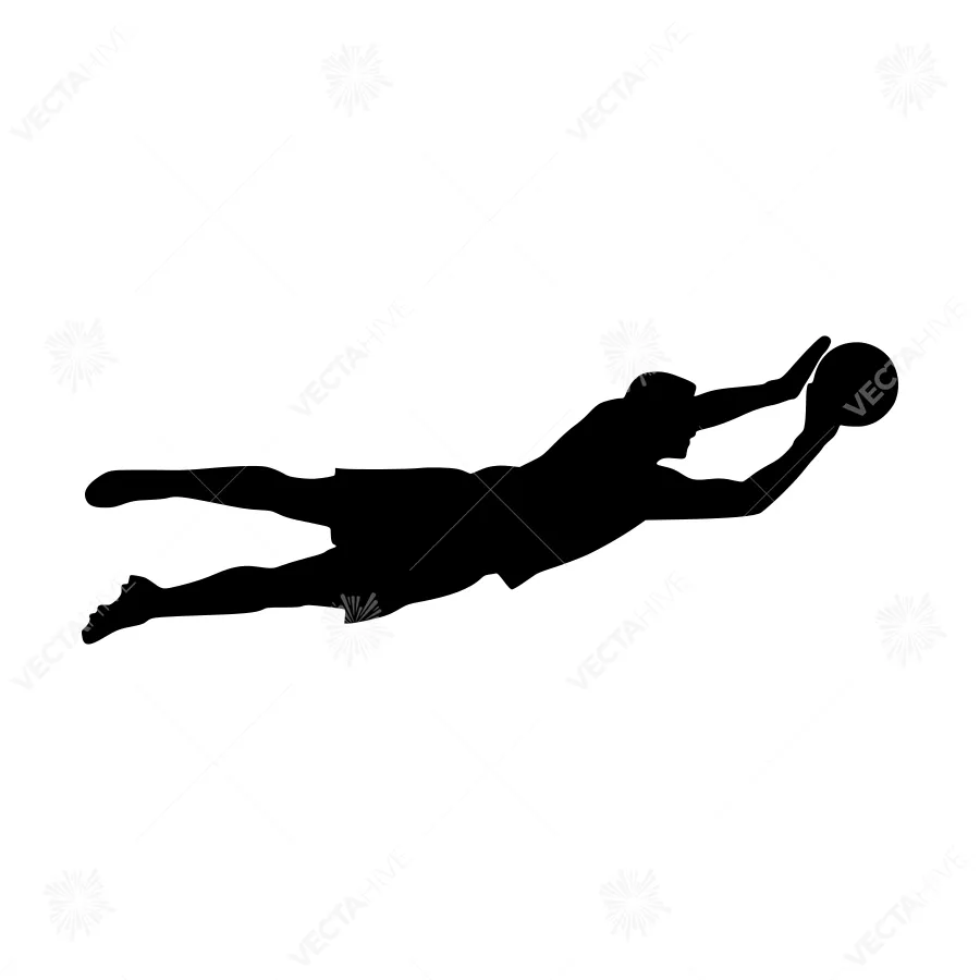 Basketball Player Silhouette - Athletic Action