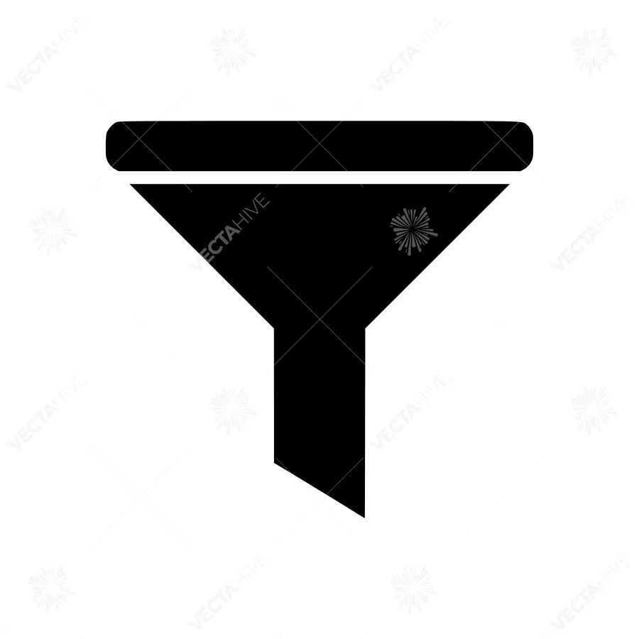 Funnel Icon - Vector Graphic