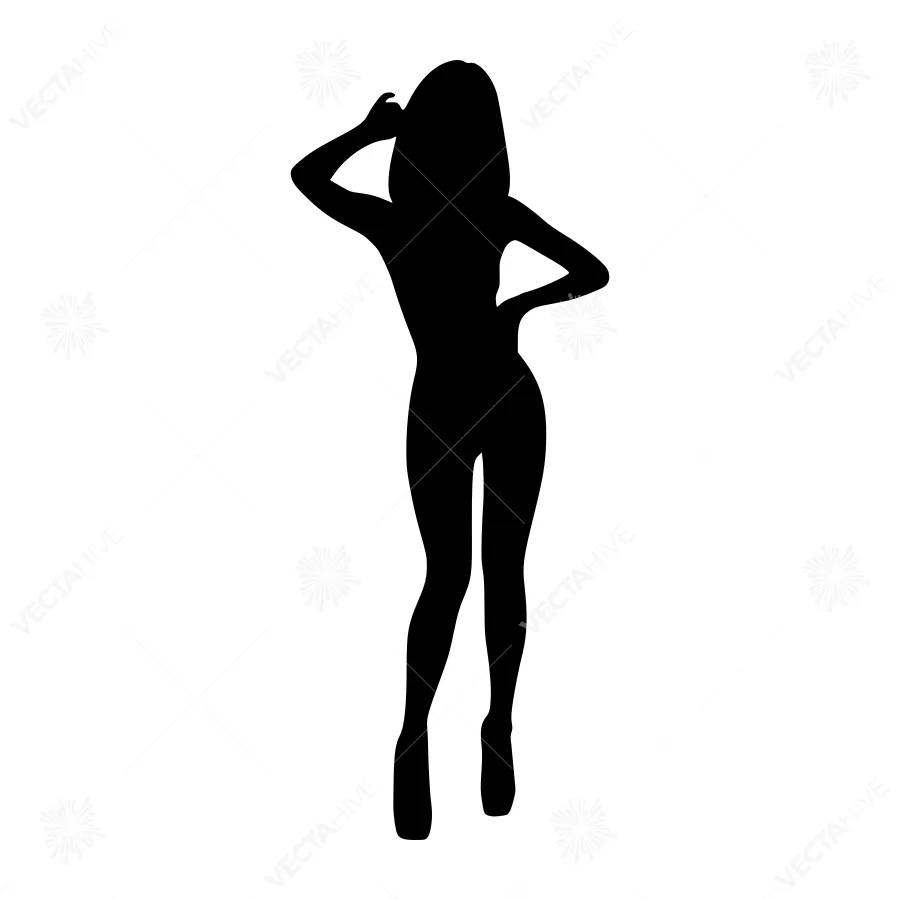 Silhouette Woman - Elegant Figure