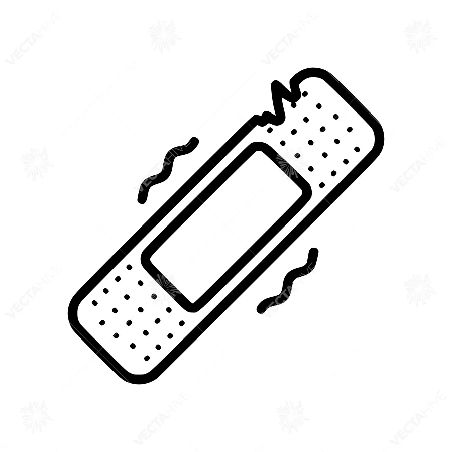 Smartphone Bandage Icon - Digital Health
