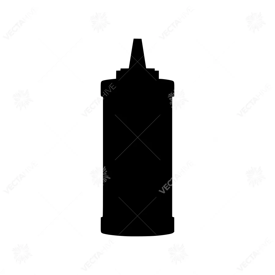 Bottle Silhouette - Minimalist Food Packaging