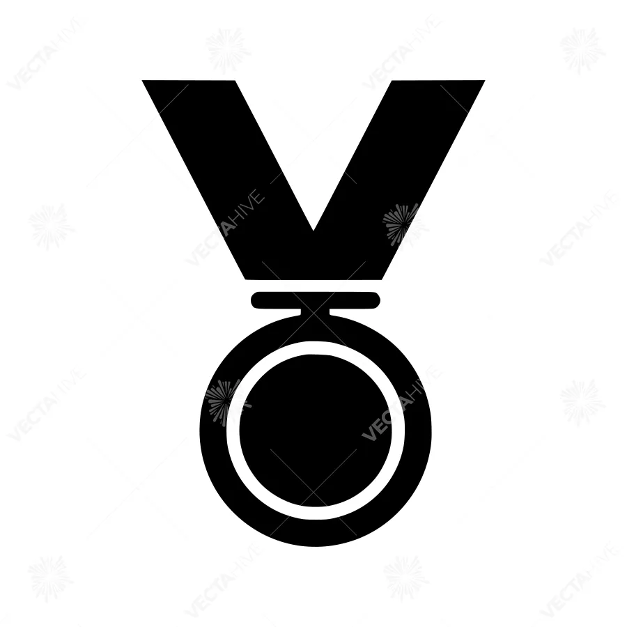 Award Medal Icon - Vector Illustration
