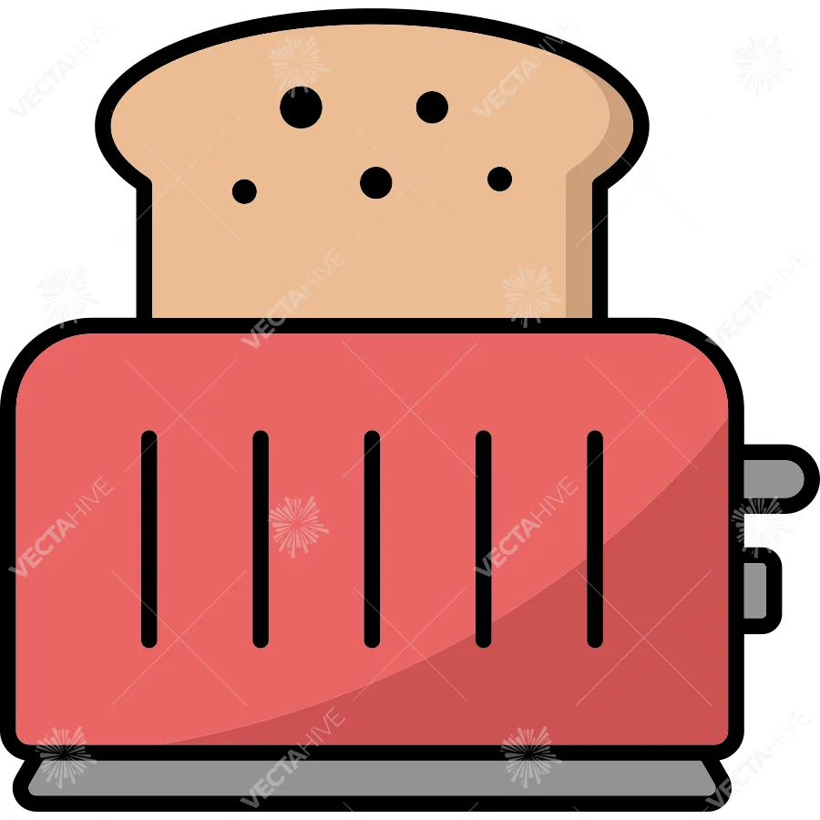Toaster Icon Vector Design Illustration