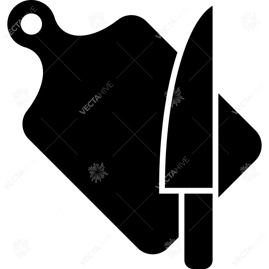 Cutting Board Icon Vector Design Illustration