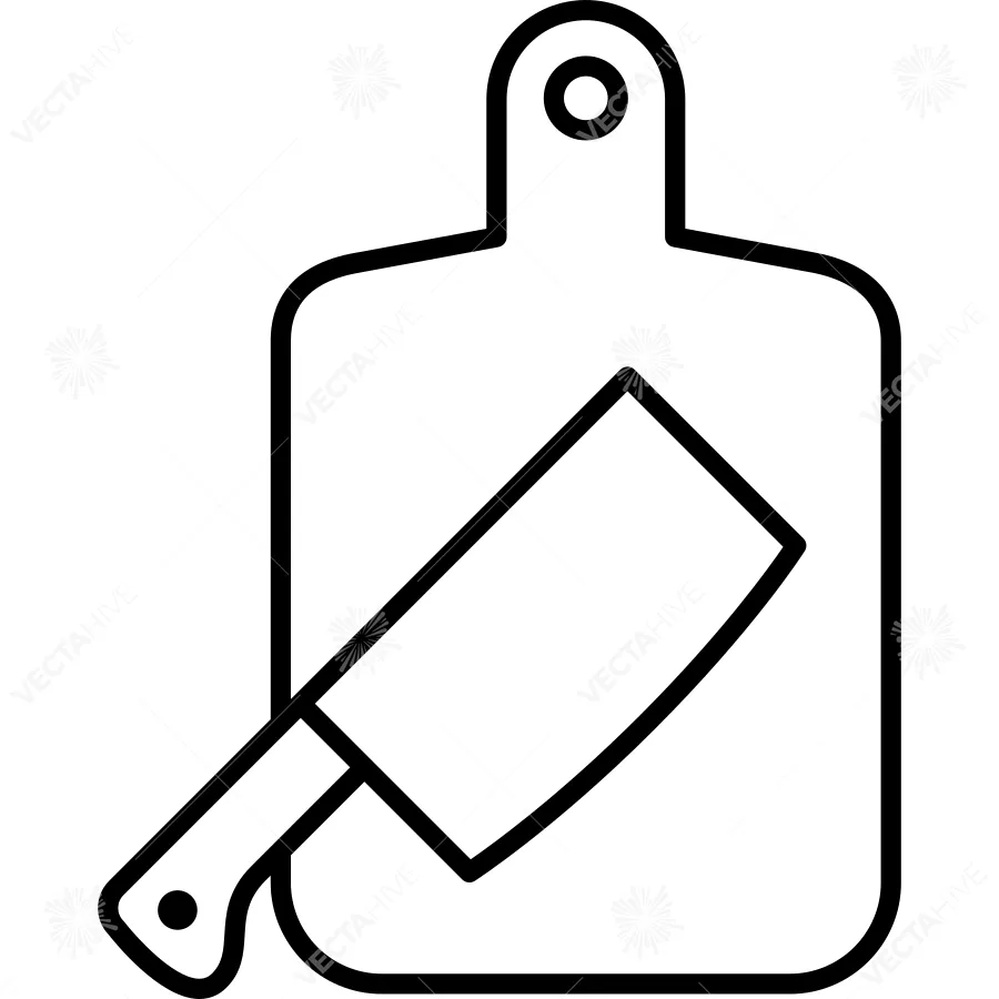 Cutting Board Icon Vector Design Illustration