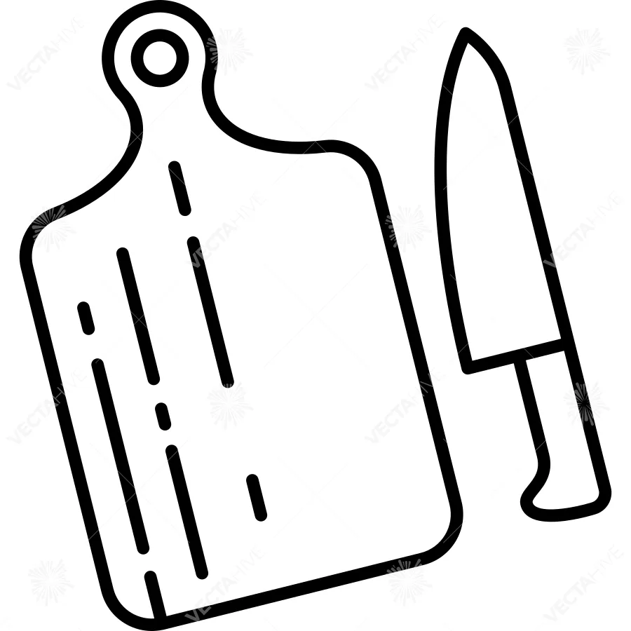 Cutting Board Icon Vector Design Illustration