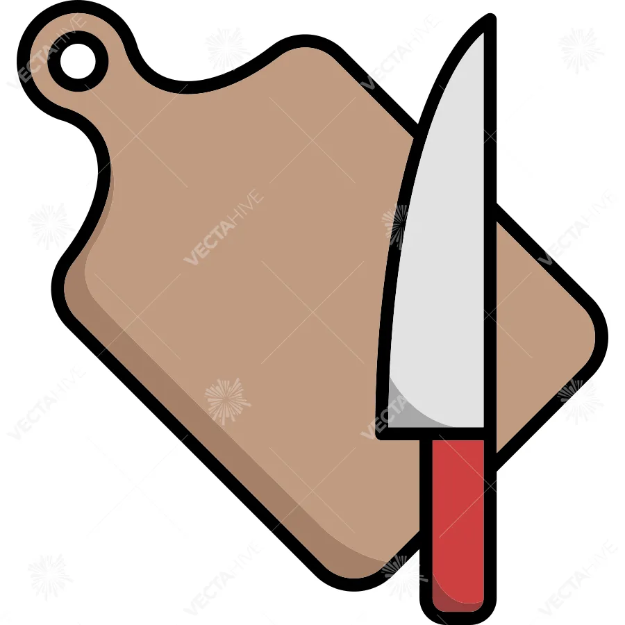 Cutting Board Icon Vector Design Illustration
