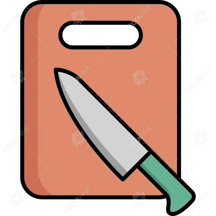 Cutting Board Icon Vector Design Illustration