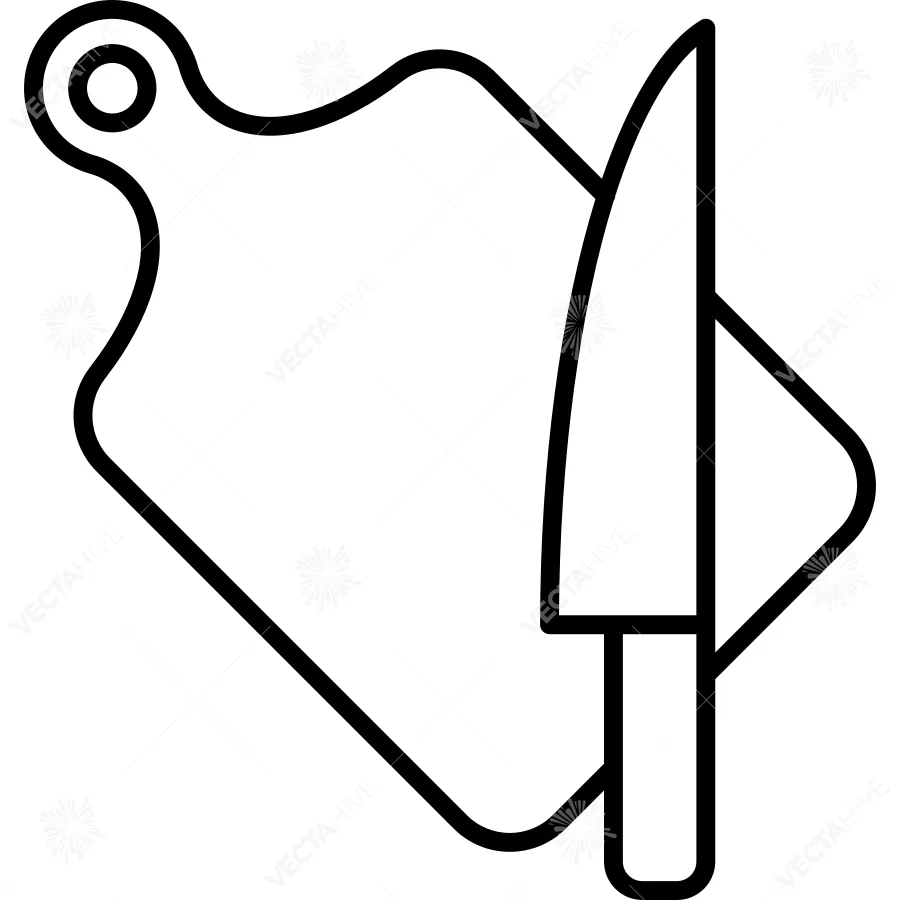 Cutting Board Icon Vector Design Illustration